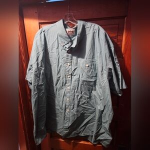 90's Men's Himalaya Outfitters Teal Button-Up Shirt 3XL